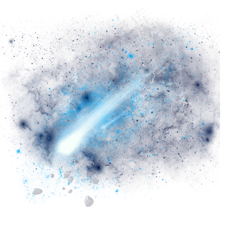 宇宙流星矢量免抠