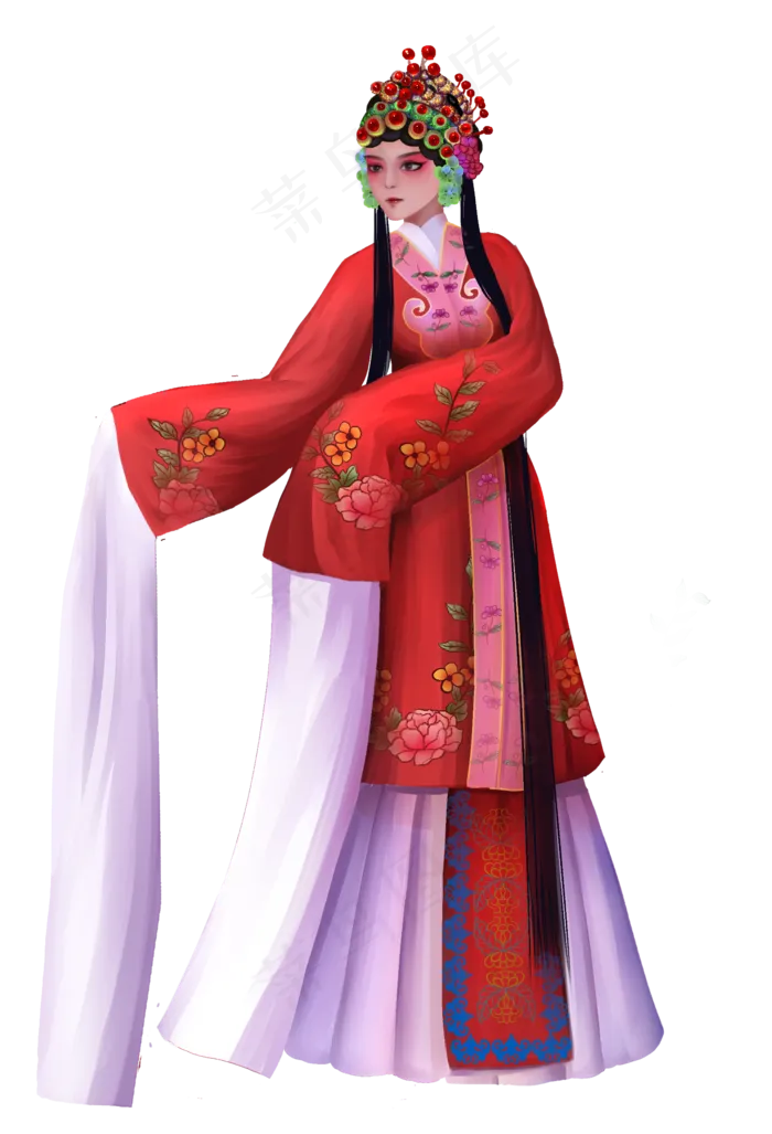 花旦国潮风(2362X3464(DPI:300))psd模版下载