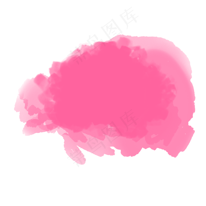 粉红色水彩笔刷(2000*2000px 72 dpi )psd模版下载
