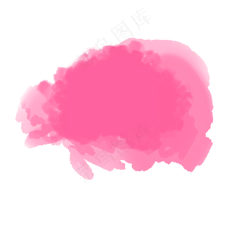 粉红色水彩笔刷