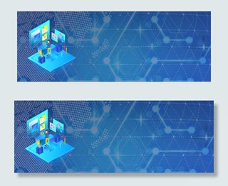 蓝色科技创想未来技术