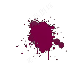 斑驳笔刷效果紫色