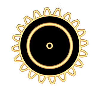 五四青年节黑金色奖牌