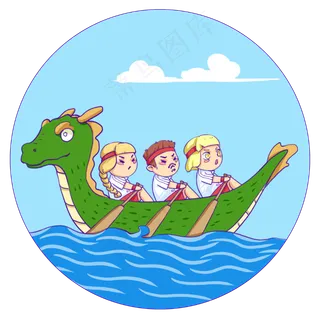 端午节粽子龙舟