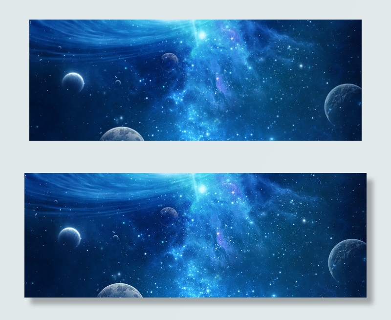 蓝色科技星球宇宙唯美背景