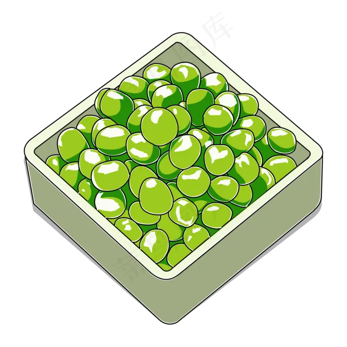 立秋美味美食食物绿色豌豆豆角(1500X1500(DPI:300))psd模版下载