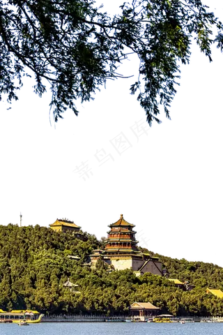 山水塔风景