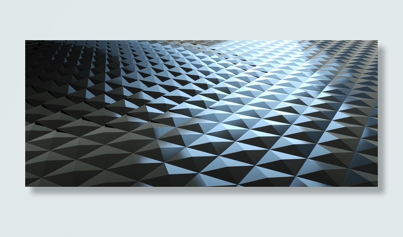 C4D方块反转纹理背景