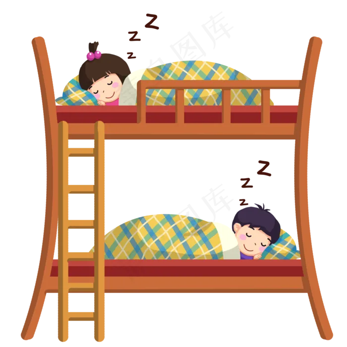 世界睡眠日两个小孩睡觉(2000X2000(DPI:300))psd模版下载