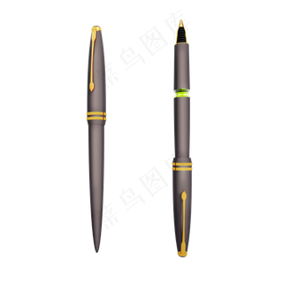 仿真钢笔png图