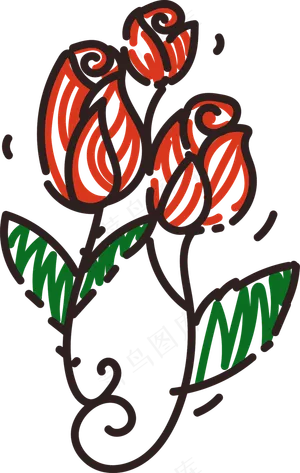 七夕情人节520浪漫玫瑰花