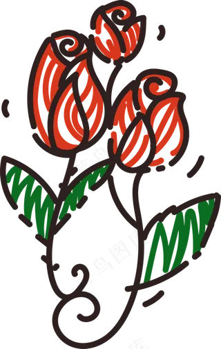 七夕情人节520浪漫玫瑰花