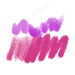 红色动感墨迹矢量图