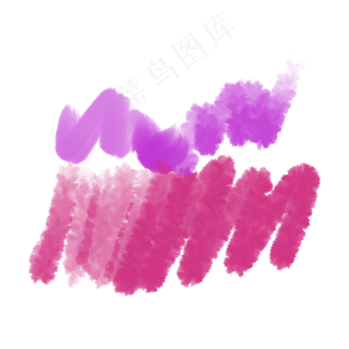 红色动感墨迹矢量图