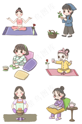 秋季养生小合集PNG