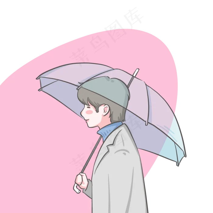 情侣头像爱情简约线条男孩(2000X2000(DPI:300))psd模版下载