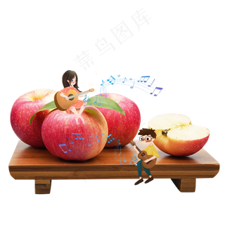 创意苹果秋冬应季水果