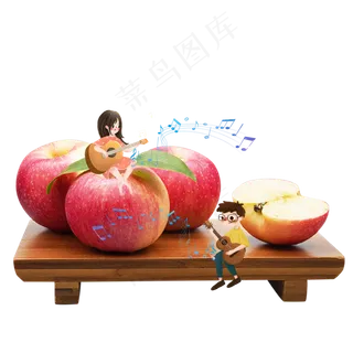创意苹果秋冬应季水果
