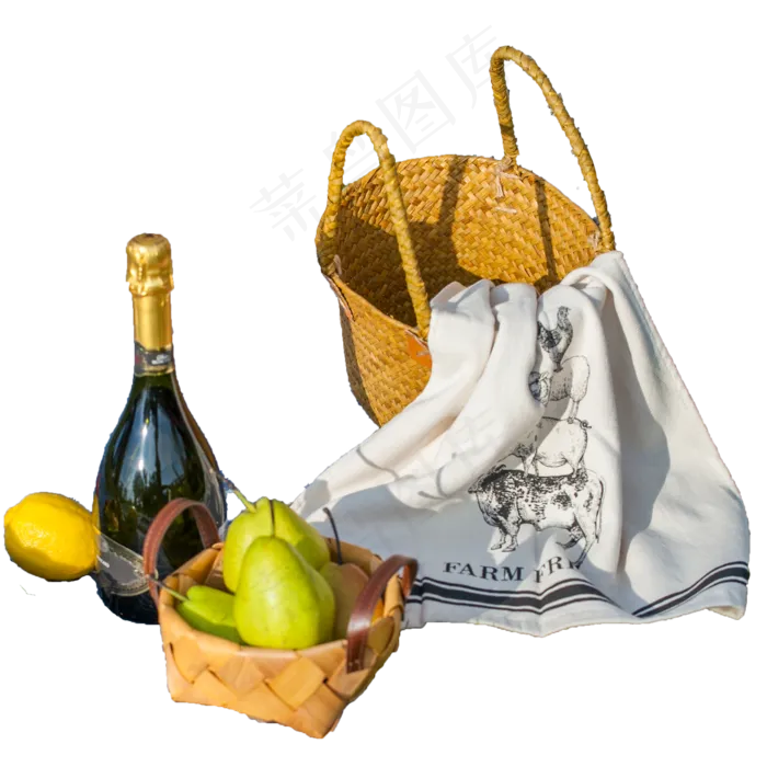 一些野餐的食物和用具(2000X2000(DPI:300))psd模版下载