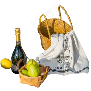 一些野餐的食物和用具 一些野餐的食物和用具