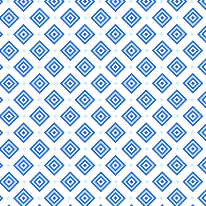 青花瓷方格花纹(2000X2000(DPI:300))psd模版下载