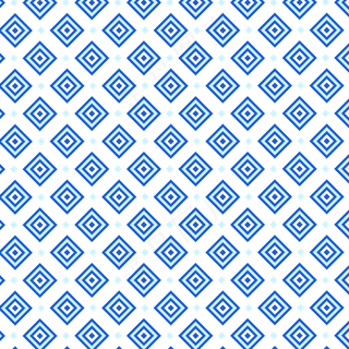 青花瓷方格花纹