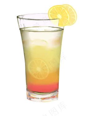 橘子柠檬奶茶饮料,免抠元素