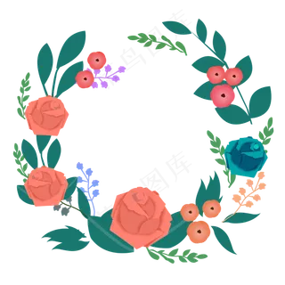 情人节七夕玫瑰装饰花环