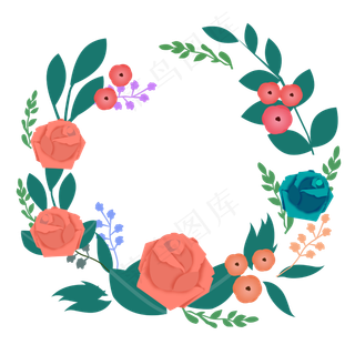 情人节七夕玫瑰装饰花环