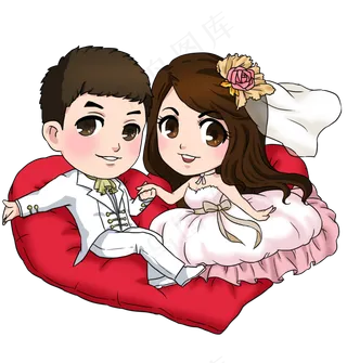 拍婚纱照新郎新娘