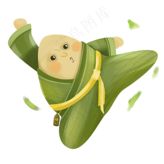 端午节卡通创意粽子