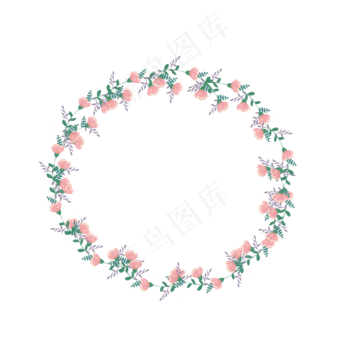 康乃馨母亲节花框分成PSD