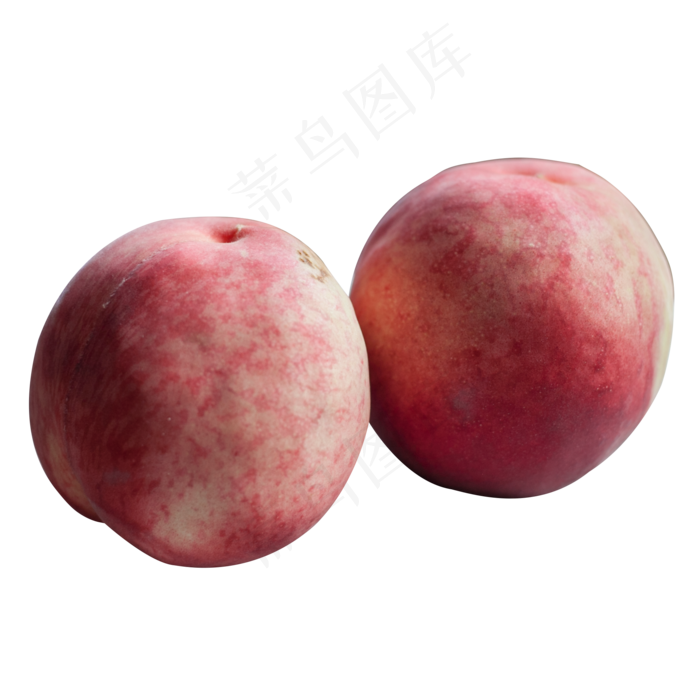 桃子水果甘甜摄影PNG素材(2000X2000(DPI:300))
