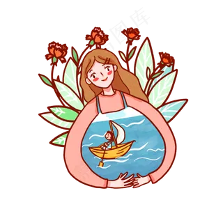 母亲节母爱妈妈的怀抱是游子的港