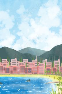 海边景区建筑风景