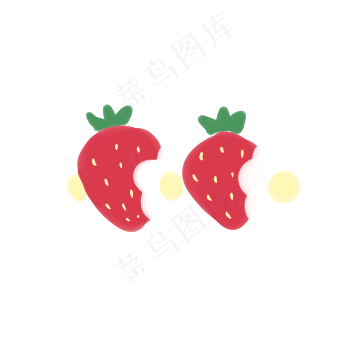 卡通水果草莓系列(3000X3000(DPI:299))psd模版下载