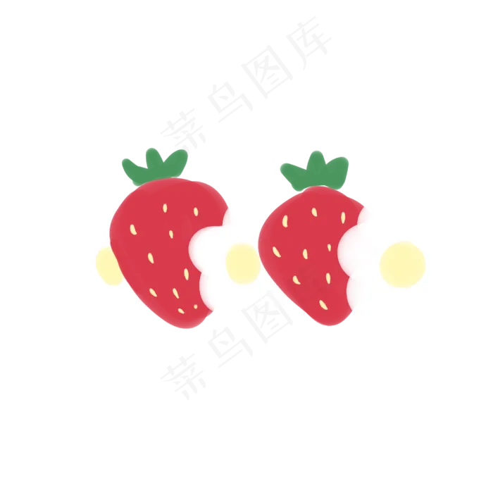 卡通水果草莓系列(3000X3000(DPI:299))psd模版下载