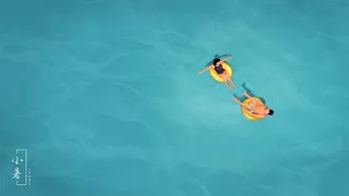 小暑二十四节气泳池游泳清凉