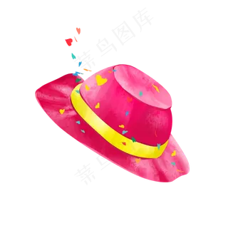 卡通愚人节红色魔术帽