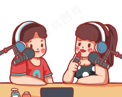 主播正在做节目