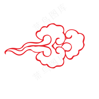 中国风祥云矢量图,免抠元素