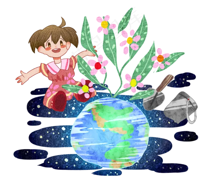 世界地球日保护地球