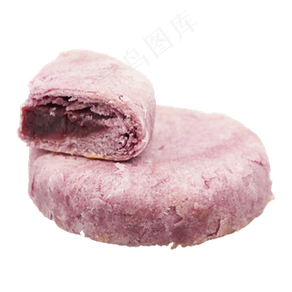 紫色香芋玫瑰饼