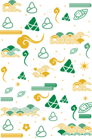 端午节底纹纹理