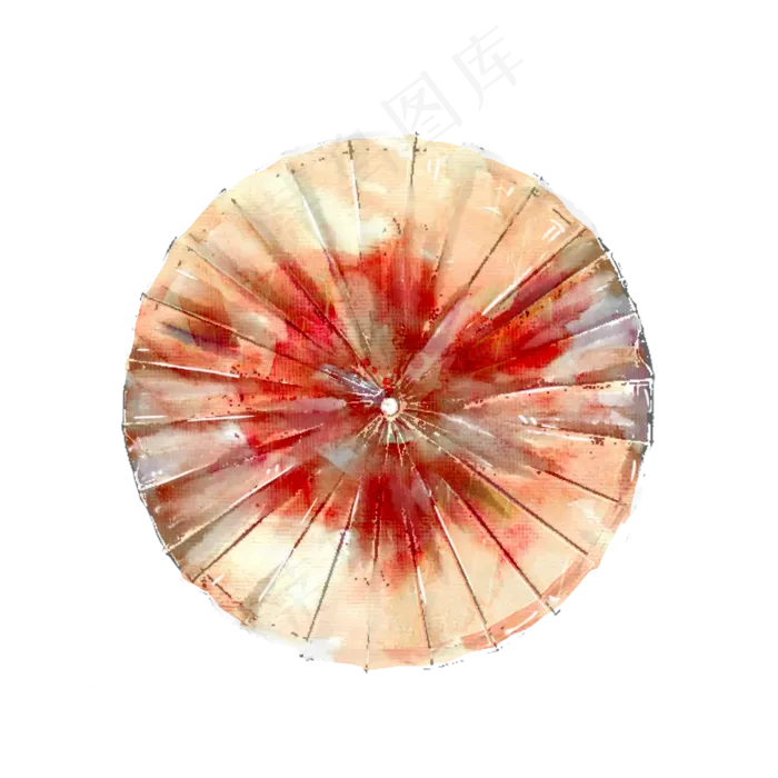 油纸伞折伞水墨PNG江南雨季,免抠元素(2500X2500(DPI:300))psd模版下载