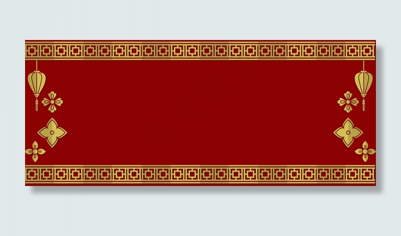 折纸剪纸风2019年新年年货节红色海报