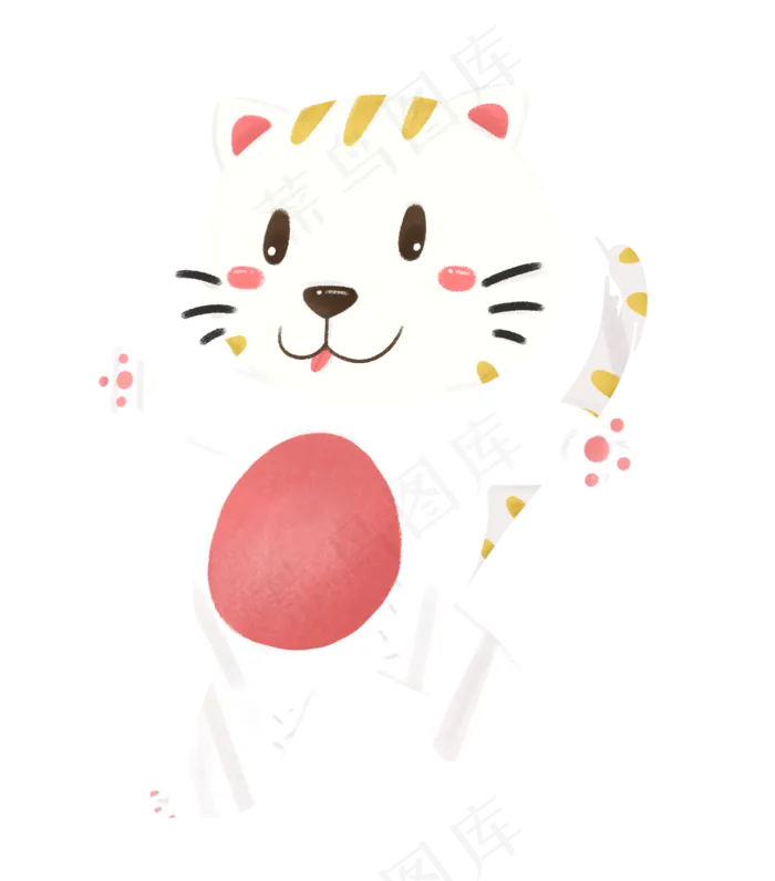 白猫猫咪(1142X1298(DPI:300))psd模版下载