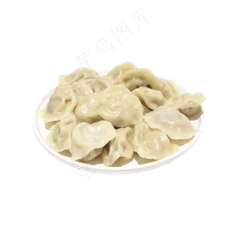一盘饺子,免抠元素 一盘饺子,免抠元素