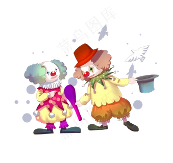 愚人节变魔术的小丑