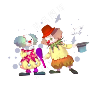 愚人节变魔术的小丑